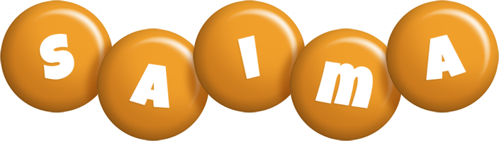 Saima candy-orange logo