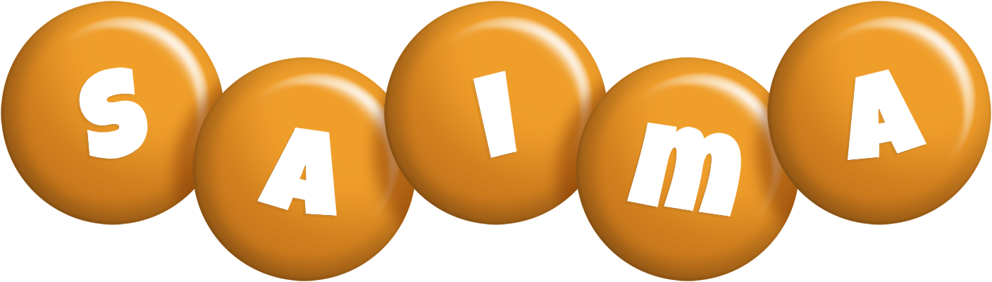 Saima candy-orange logo