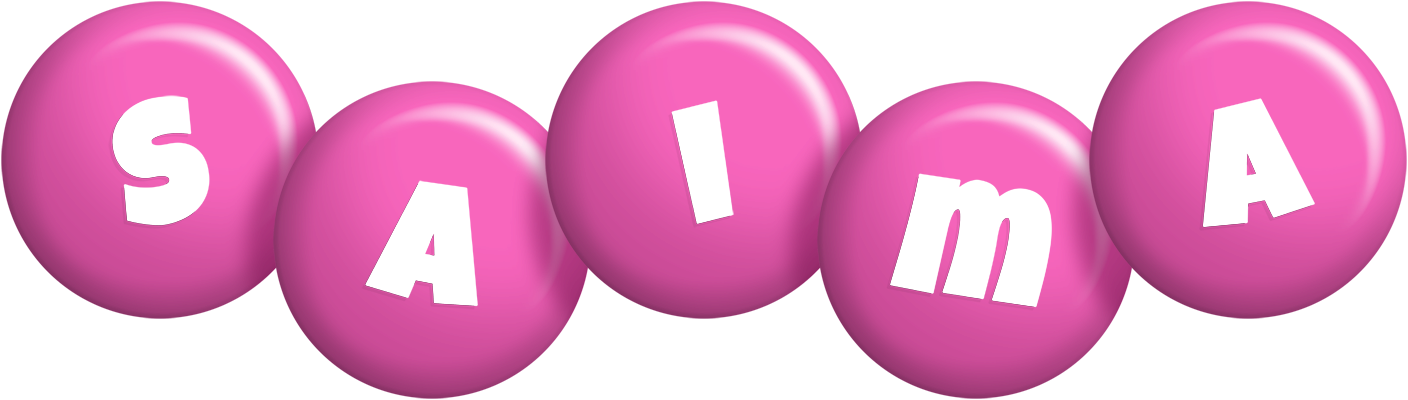 Saima candy-pink logo