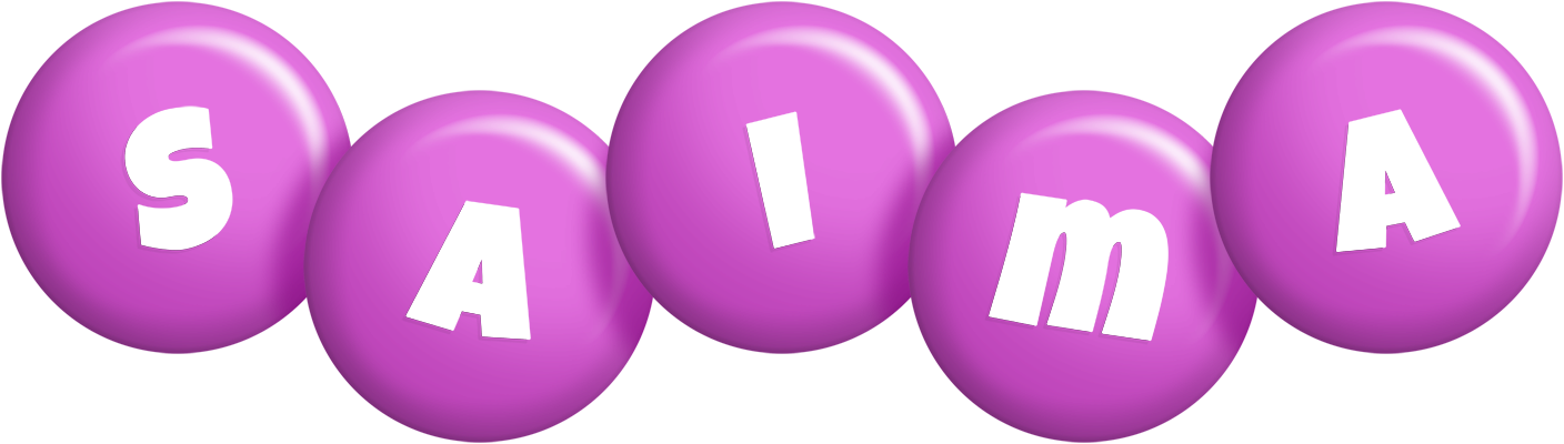 Saima candy-purple logo