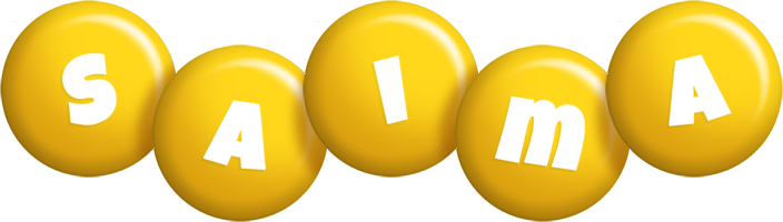 Saima candy-yellow logo