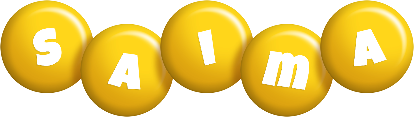 Saima candy-yellow logo