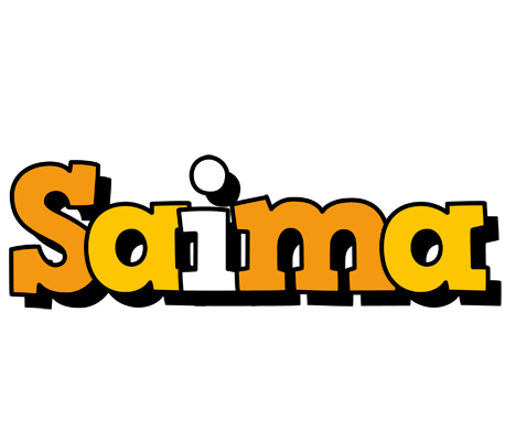 Saima cartoon logo