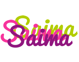 Saima flowers logo