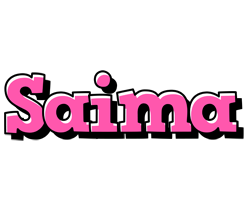 Saima girlish logo