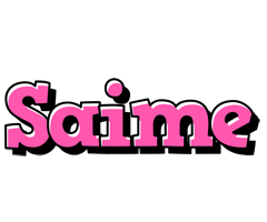 Saime girlish logo