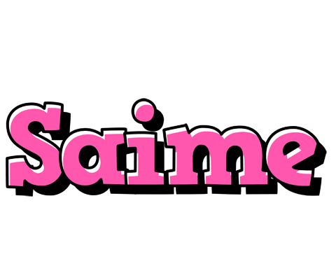 Saime girlish logo