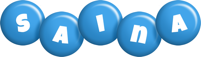Saina candy-blue logo