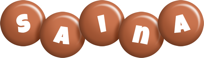 Saina candy-brown logo