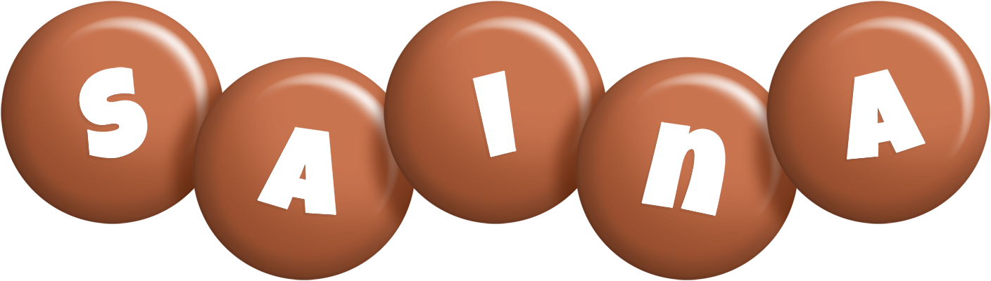 Saina candy-brown logo