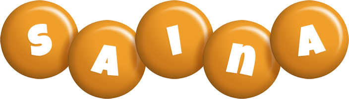 Saina candy-orange logo