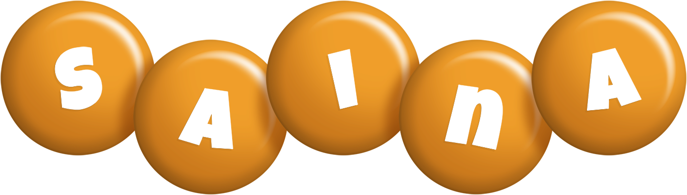 Saina candy-orange logo