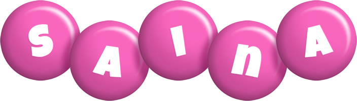 Saina candy-pink logo
