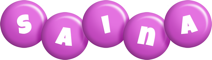 Saina candy-purple logo
