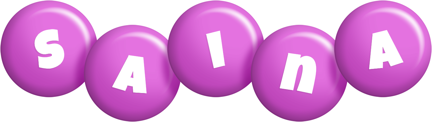 Saina candy-purple logo