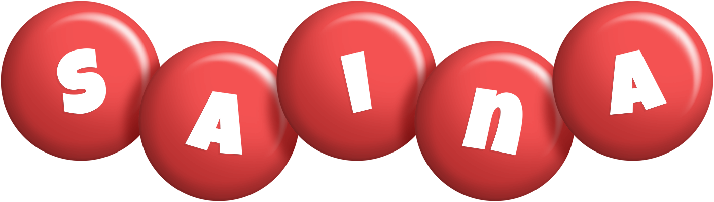 Saina candy-red logo