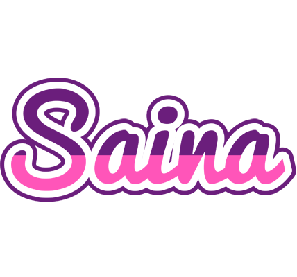 Saina cheerful logo