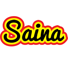 Saina flaming logo