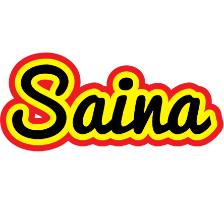 Saina flaming logo