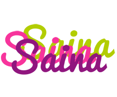 Saina flowers logo