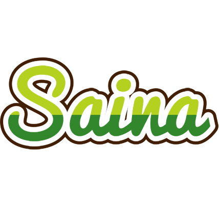 Saina golfing logo