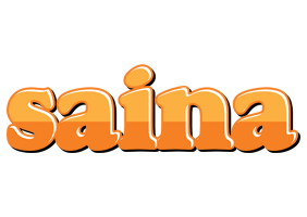 Saina orange logo