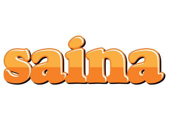 Saina orange logo