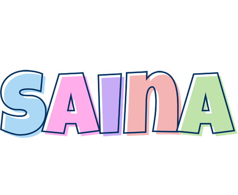 Saina pastel logo