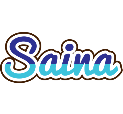 Saina raining logo