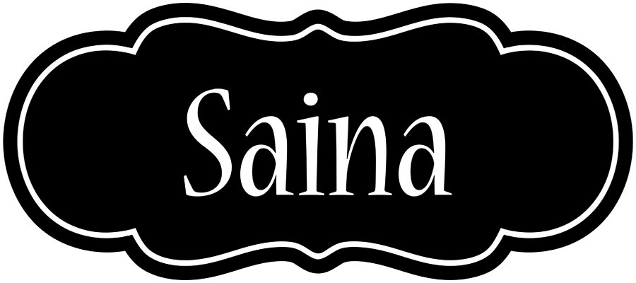 Saina welcome logo