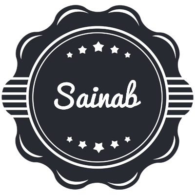Sainab badge logo