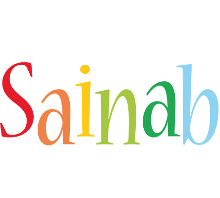 Sainab birthday logo