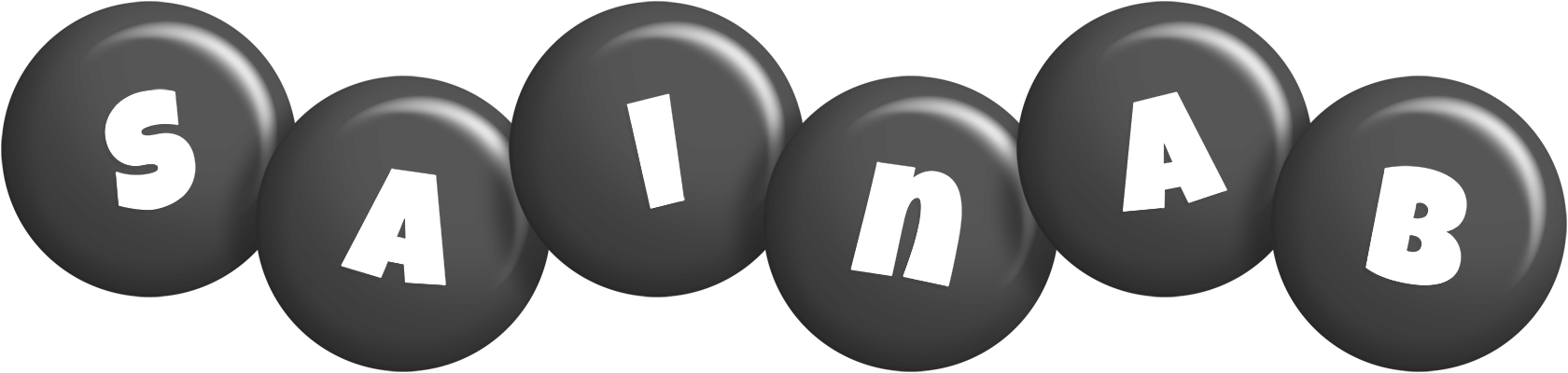 Sainab candy-black logo