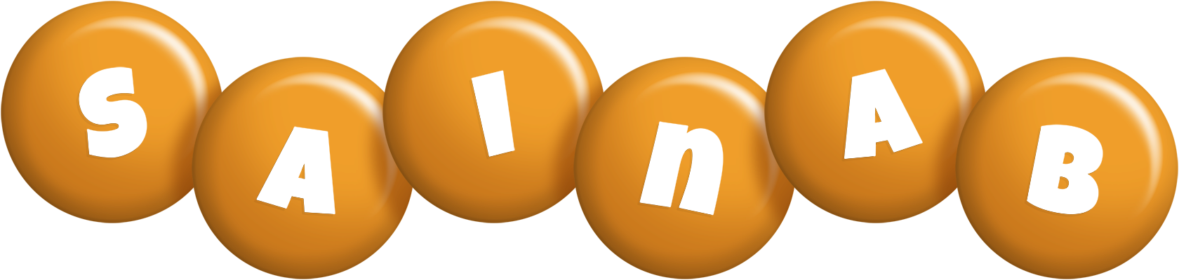 Sainab candy-orange logo