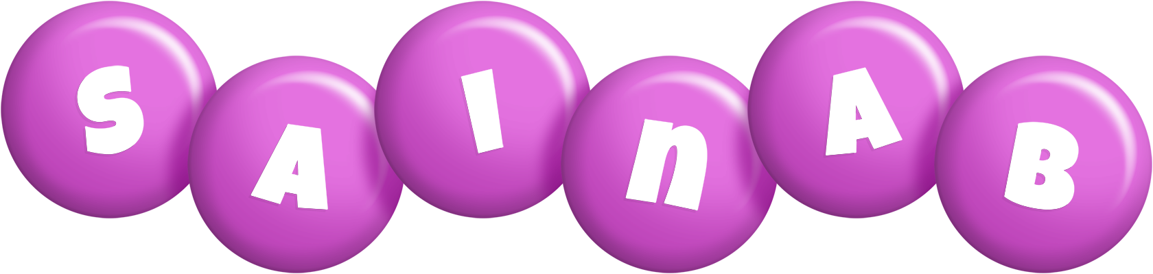 Sainab candy-purple logo