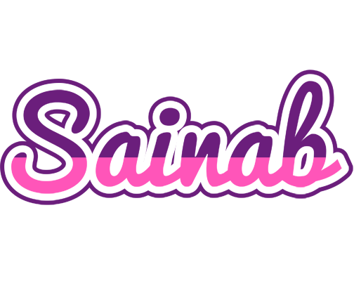 Sainab cheerful logo