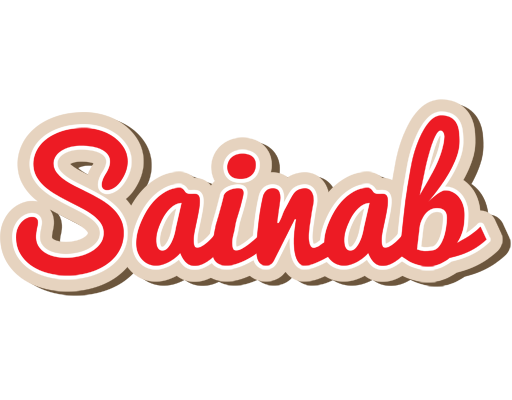Sainab chocolate logo