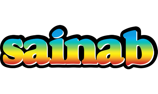 Sainab color logo