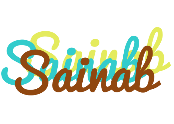 Sainab cupcake logo