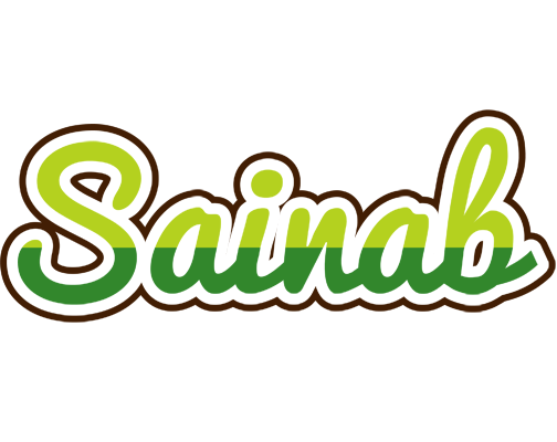 Sainab golfing logo