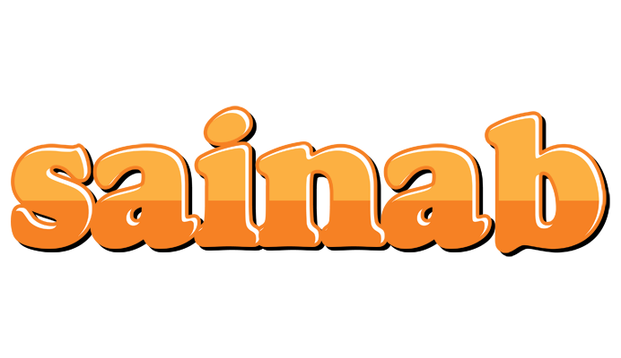 Sainab orange logo