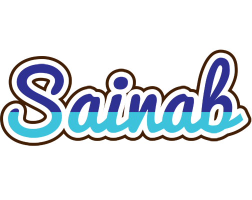 Sainab raining logo