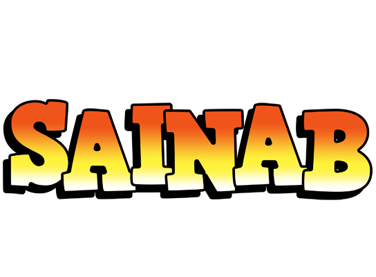 Sainab sunset logo