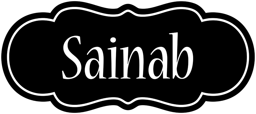 Sainab welcome logo