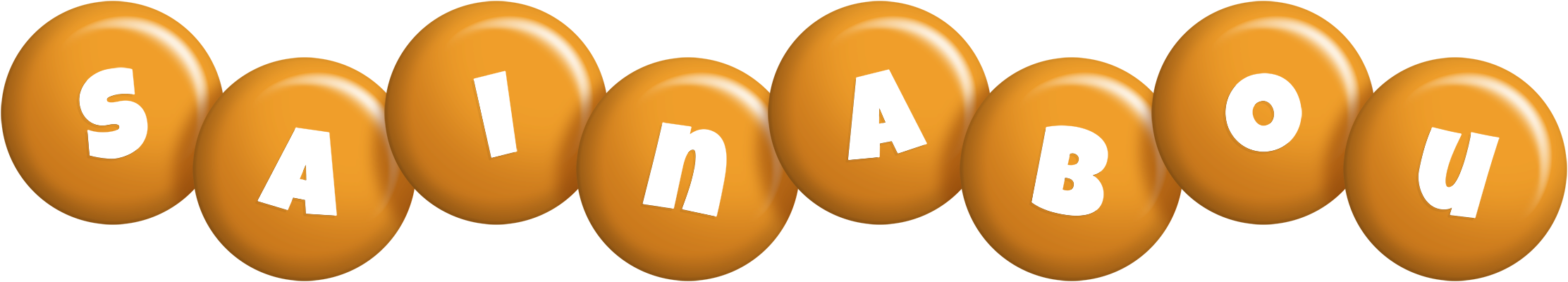 Sainabou candy-orange logo