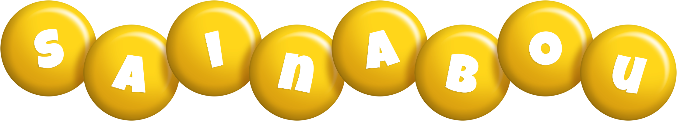Sainabou candy-yellow logo