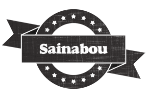 Sainabou grunge logo