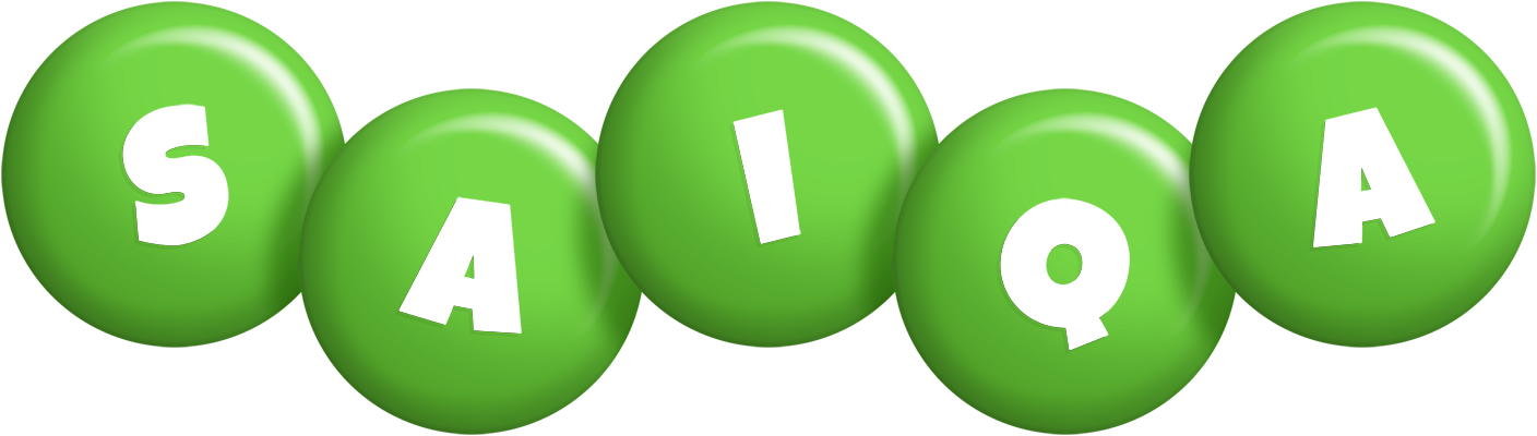 Saiqa candy-green logo