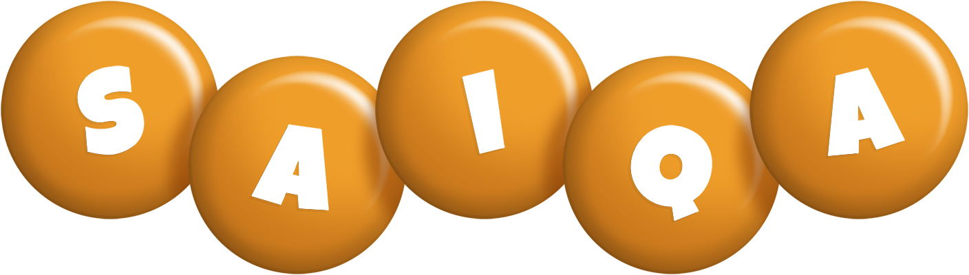 Saiqa candy-orange logo