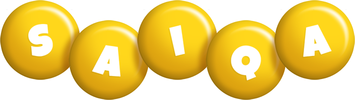 Saiqa candy-yellow logo